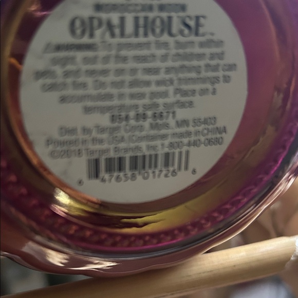 Opalhouse Moroccan Moon Soy Candle - Purple and Gold. 14 OZ - Picture 3 of 5